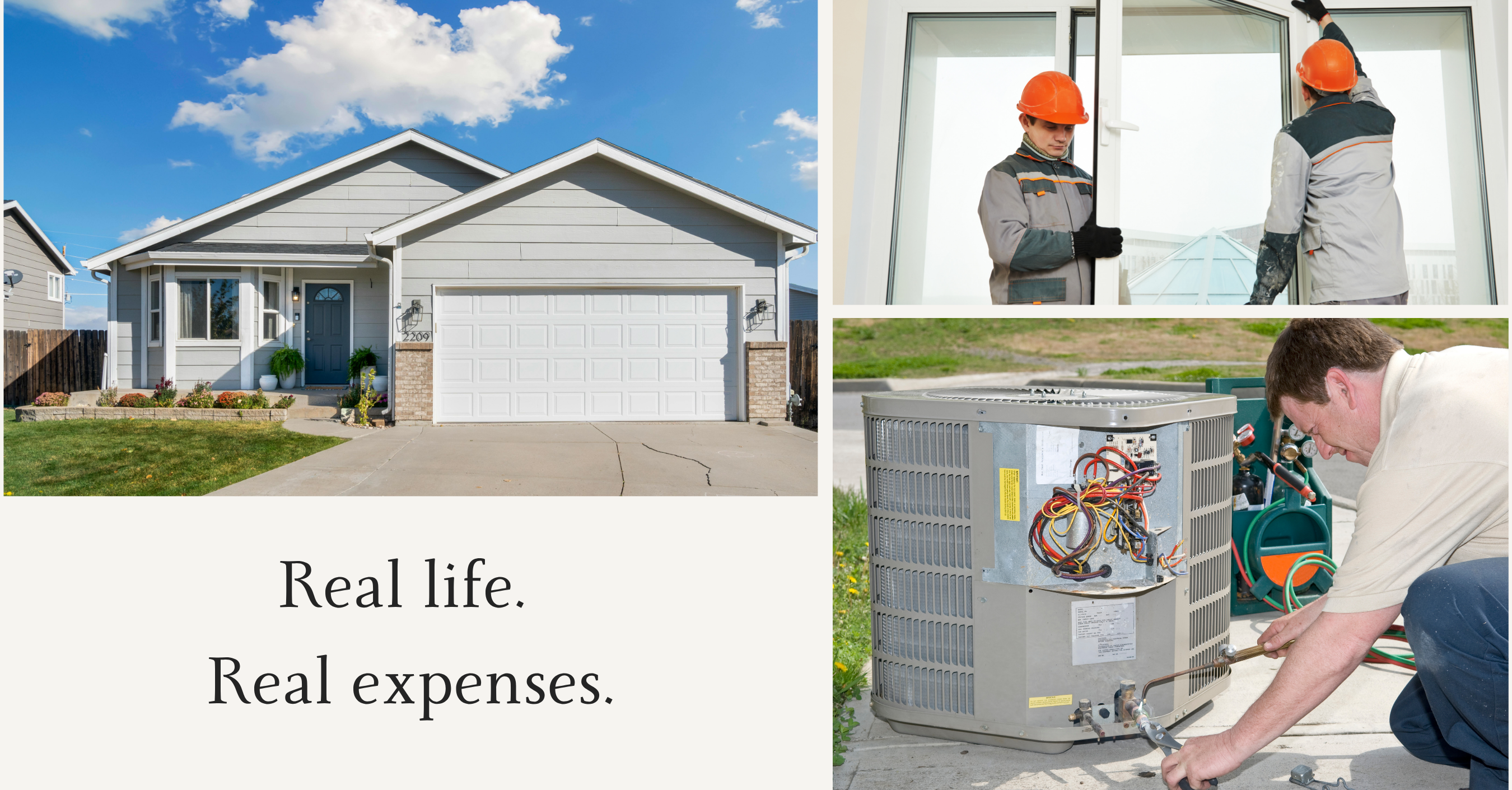 Real life. Real expenses.